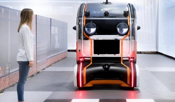 This new autonomous car has eyes!